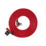 Sbox USB->Type-C 90 m/m 1,5 m Type-C-90R Maasikapunane