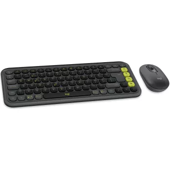 Logitech POP ICON COMBO Swiss, Grafit/Roheline, Bluetooth, Šveits, 920-013275