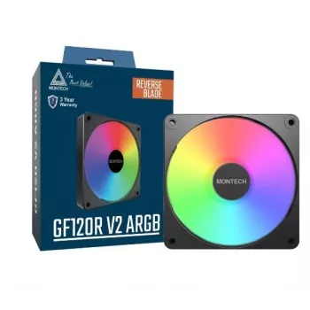 Montech GF120R V2 ARGB Arvutikorpuse ventilaatorimoodul 12 cm Must 1 tk