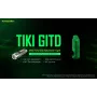 Võtmehoidja taskulamp Nitecore TIKI GITD Hall — USB laetav, 1 lm, 55 mm, 12 g, IP66