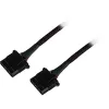Sharkoon SATA Y toiteadapter, 4P Molex, 0,15 m, must - digitaal-/andmeside - toiteplokk