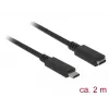 USB-kaabel DeLOCK SuperSpeed USB 3.2 Gen 1 2 m USB-C must