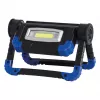 Töövalgusti RealPower 463617 prožektor, LED 10 W, 2 pirni, aku AA, IPX2, must