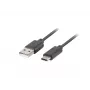 USB 2.0 kaabel LANBERG CA-USBO-10CU-0005-BK — USB A USB C-le, 0,5 m, must