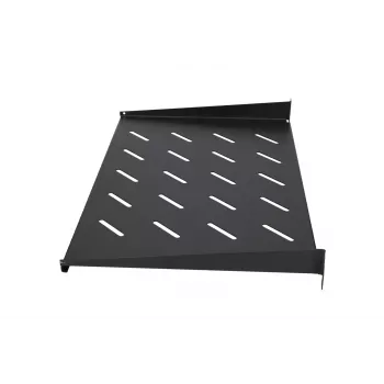 Riiul Extralink SHELF 1U 19-tolliste seinakappide jaoks, 1U, 300 mm, must, metall