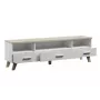 Cama RTV stand LOTTA 180cm Valge + sonoma oak