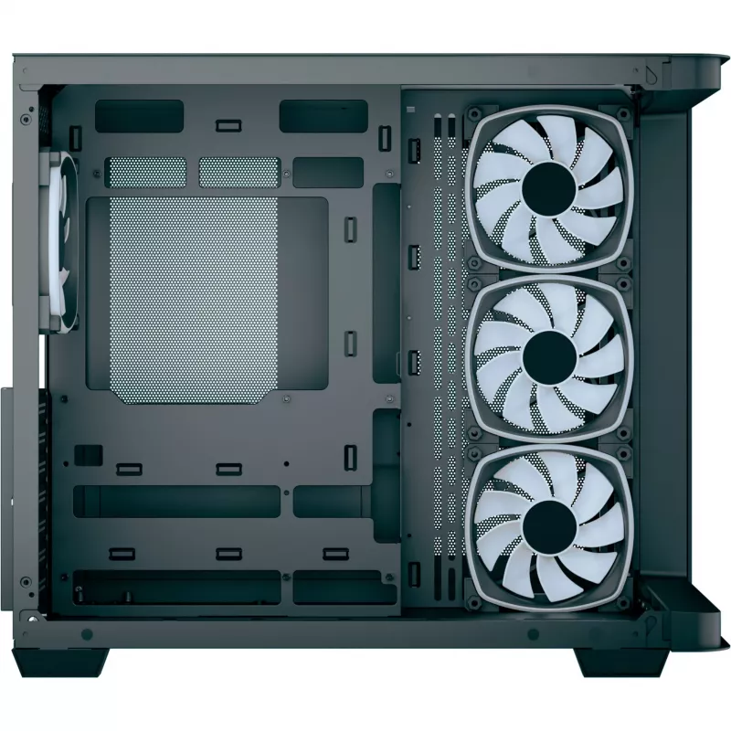 Tornarvuti korpus AEROCOOL P500C EVO-G-BK-v1 kahe karastatud klaasist küljepaneeliga, must
