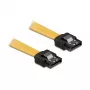 SATA-kaabel DeLOCK 82476 0,2 m kollane