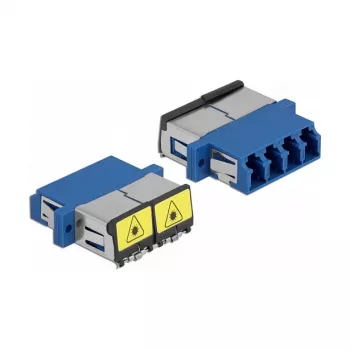 Fiiberoptiline adapter DeLOCK 86903 LC Quad emane - LC Quad emane, ühemoodiline, sinine