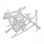 Akasa AK-MX003-WKT20 vibratsioonivastased arvutiventilaatori kinnitused, valge, 20 tk