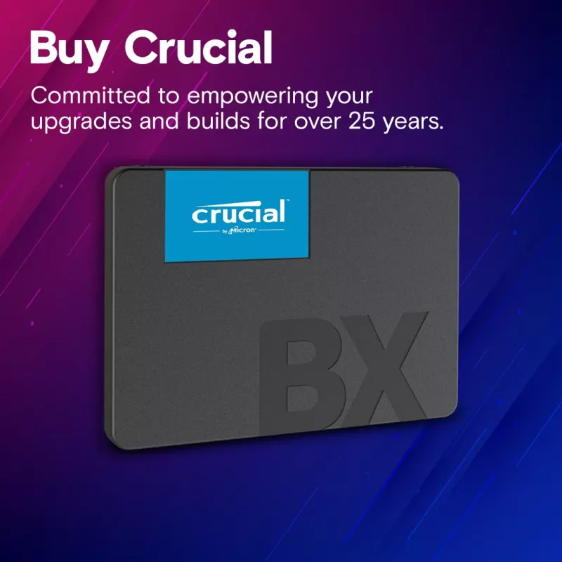 SSD Crucial 4 TB 2,5-tolline SATA 3D NAND CT4000BX500SSD1