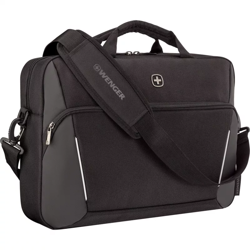 Sülearvuti portfell Wenger XE Compact Brief 16 tahvelarvuti taskuga, must