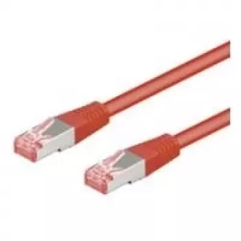 Wentronic Goobay CAT 6 paigalduskaabel, S/FTP (PiMF), punane, 15 m - LSZH halogeenivaba, vask (68284)