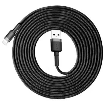 Baseus Cafule USB- Lightning-kaabel 2A 3m (must+hll)