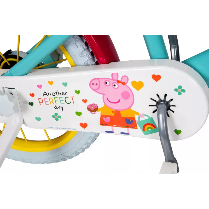 Lastejalgratas Toimsa TOI1698 16-tolline Peppa Pig graafikaga, sobib vanusele 3–6