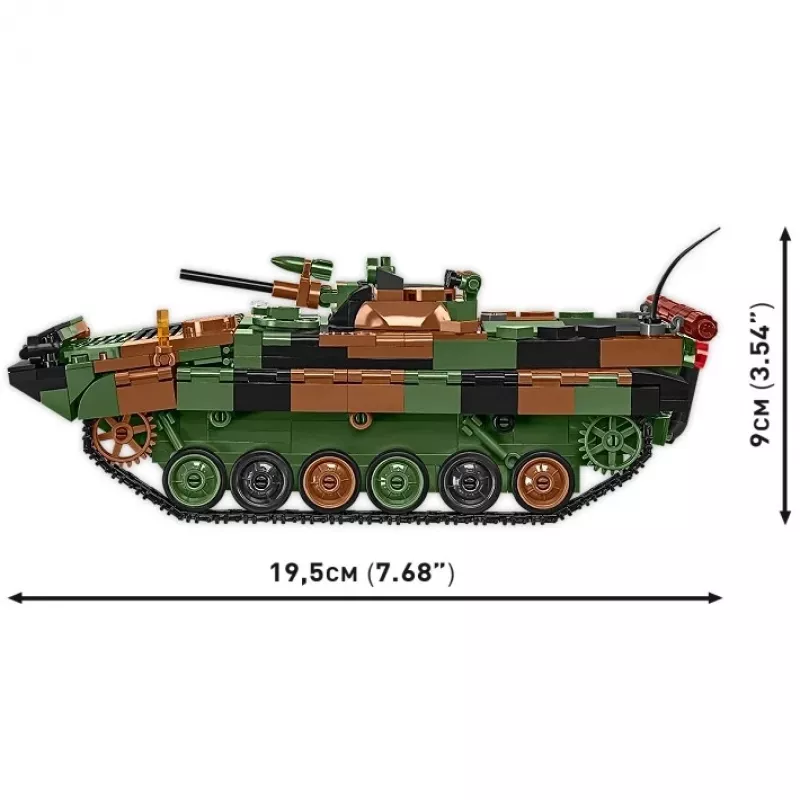 Ehitusklotside komplekt Cobi Armed Forces BWP-1 2630 — Poola/Ukraina amfiibse soomustransportööri mudelikomplekt