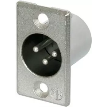 Neutrik NTR-NC3MP - -30 - 80 °C - Hõbedane - UL 94 HB - IEC 61076-2-103 - IP 40 - IEC 68-2-20 (NC3MP)
