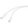 Renkforce USB-kaabel USB 2.0 USB-C pistik Apple Lightning pistik Valge (RF-6857550)