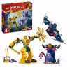 LEGO NINJAGO Arini lahingumehha märulifiguur ninjamänguasi 4+ aastastele poistele-tüdrukutele ja lastele, Dragons Rising komplekt koos Arini minifiguuri ja mini Kataga