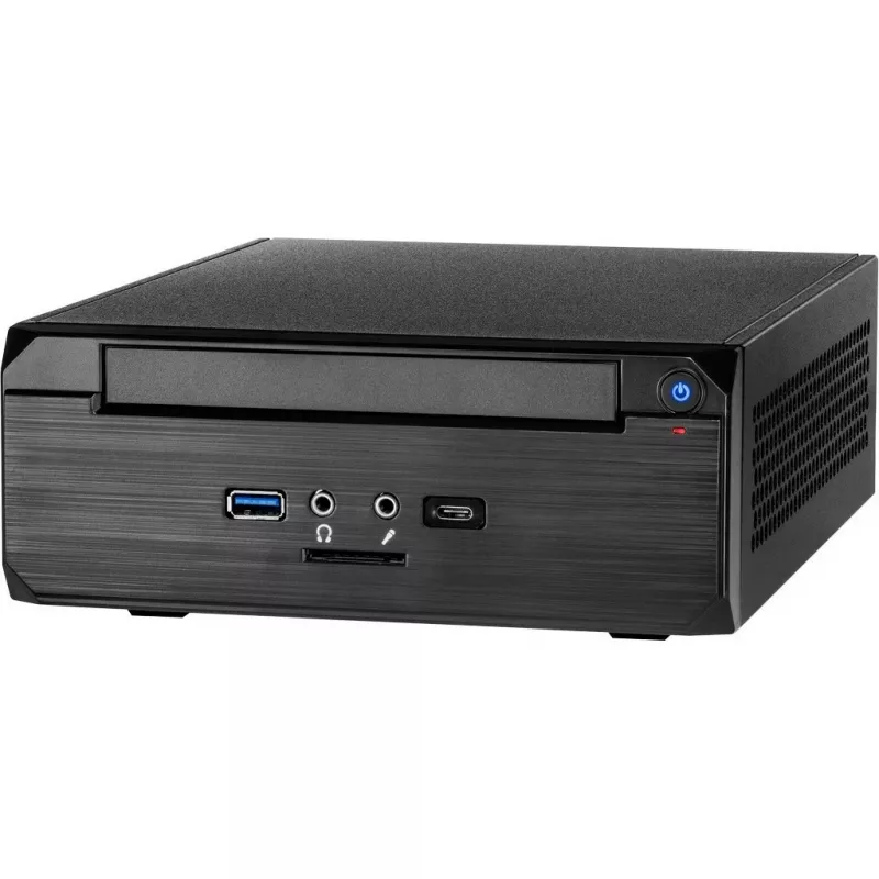 INTER-TECH ITX MW-02 Type C 3.0 sisaldab välist USB 3.0 Type C-pistikut, sisaldab õhukest DVD-pesa (88881246)