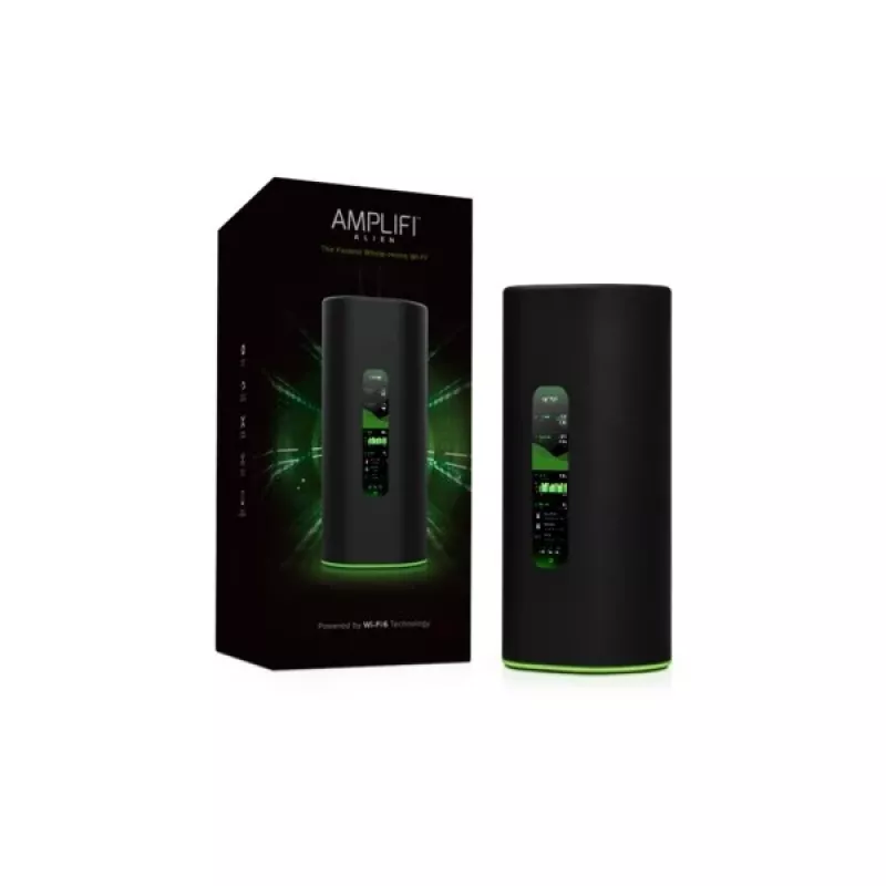 Amplifi Alien traadita ruuter Gigabit Ethernet kaheriba (2,4 GHz / 5 GHz) must, roheline