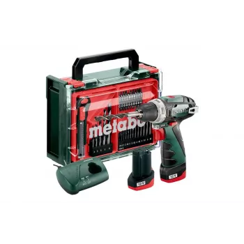 Juhtmeta puurtrell Metabo PowerMaxx BS Basic Set
