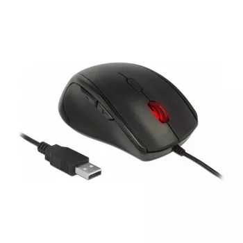 Hiir DeLOCK 12548 kontori vasakukäeline USB Type-A optiline 2400 DPI
