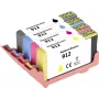 Renkforce tindikomplekt HP 912 (6ZC74AE) asenduseks, ühilduv komplekt must, tsüaan, magenta, kollane RF-I-HP912BKCMY4PK RF-5718852 (RF-5718852)