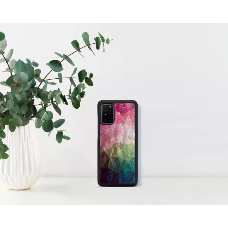 Telefonikaitse iKins Samsung Galaxy S20+ jaoks — vesilille kujundus, must