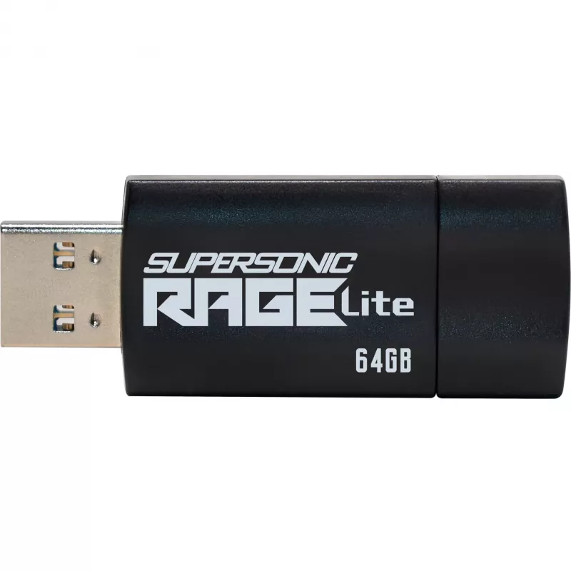 USB-mälupulk PATRIOT Supersonic Rage Lite 64 GB USB Type-A 3.2 Gen 1, liuguriga, põrutuskindel