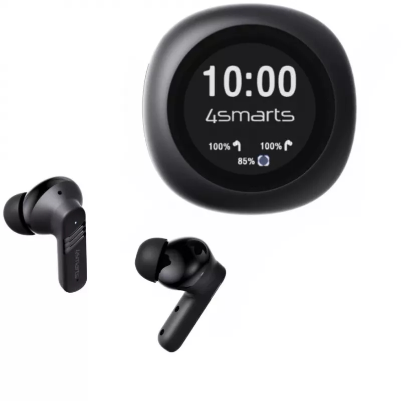 4smarts True Wireless In-Ear-Kõrvaklapid SkyBuds Screen Pro ANC - Kõrvaklapid - 20 KHz