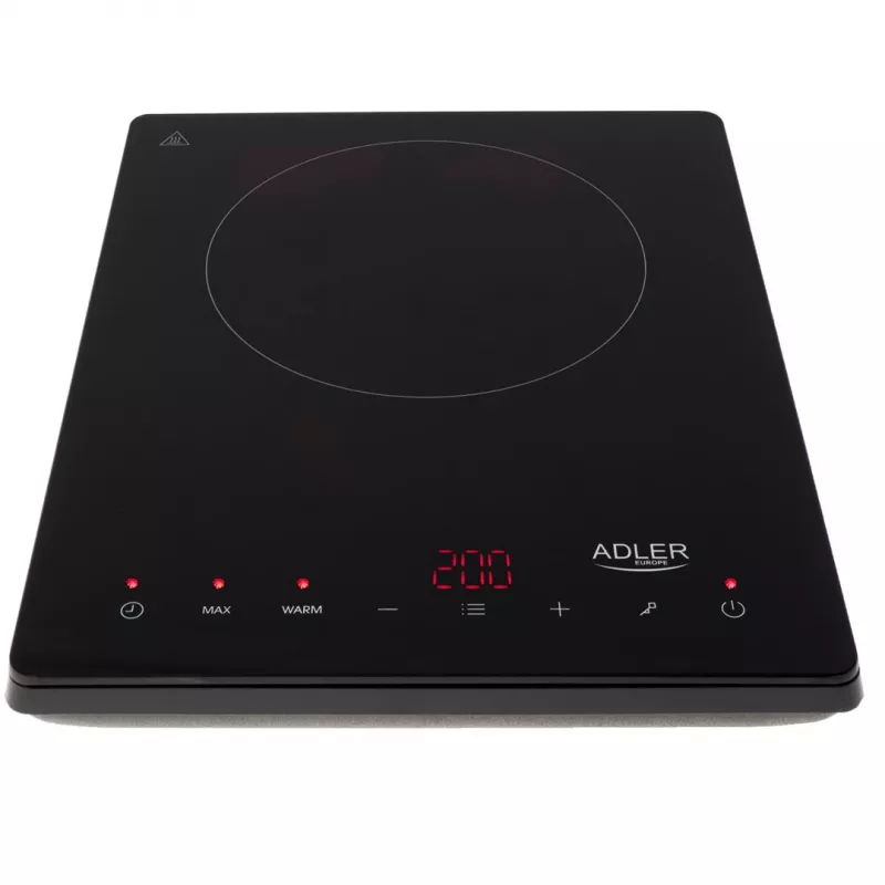 Adler AD 6513 pliit Must Tööpinnal kasutamiseks 29 cm Tsoon Induktsioonpliit 1 tsooni