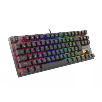 MÄNGUKLAVIATUUR GENESIS THOR 303 TKL CZ/SK RGB TAUSTVALGUSTUSEGA MEHAANILINE PUNANE MUST HOT SWAP