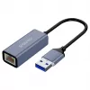 Võrguliidese adapter SAVIO AK-83 USB Type-A-pistik RJ-45, 5 Gbit/s, must