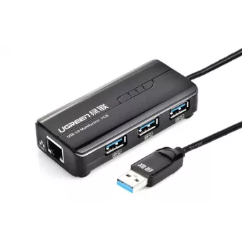 Võrgukaart Ugreen 20265 Ethernet 1000 Mbit/s USB Juhtmega