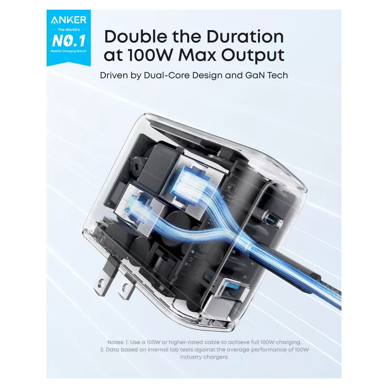 Anker B121BGZ1 toiteadapter Hall