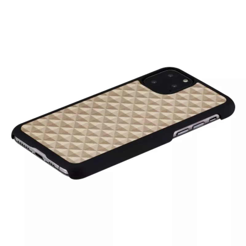 Nutitelefoni ümbris man and wood iPhone 11 Pro armor must — kaitsev kõva kate, lööke summutav