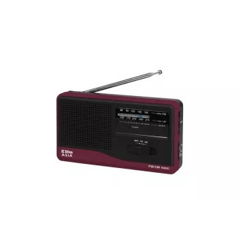 Kaasaskantav raadio Eltra Asia Must — mudel kompaktne AM/FM vastuvõtja