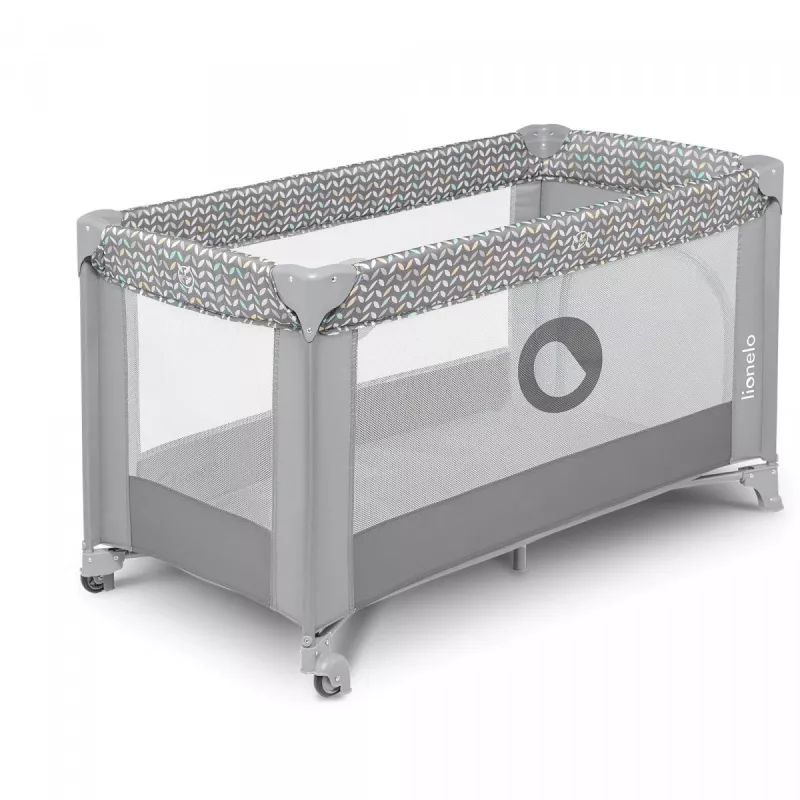 Lionelo Stefi Concrete Multicolor - võrevoodi 2 in 1