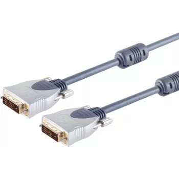 Videokaabel ShiverPeaks DVI 24+1, 2,0 m, DVI-D (dual-link) isane-isasele