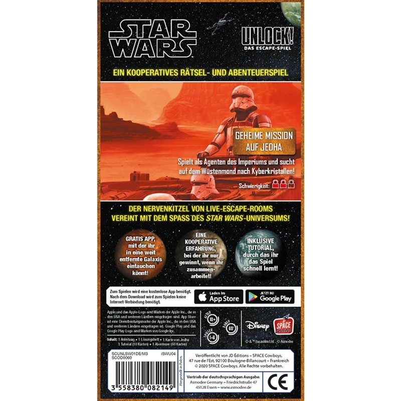 Unlock - Geheime Mission to Jedha, Party Game