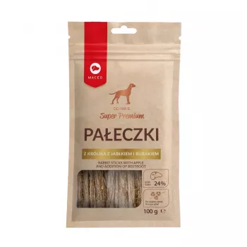 MACED küülikupulgad õuna ja peedilisandiga - koeramaius - 100g