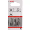 Kruvikeeraja otsikud Bosch Extra Hard 3 tk PZ 2 25 mm