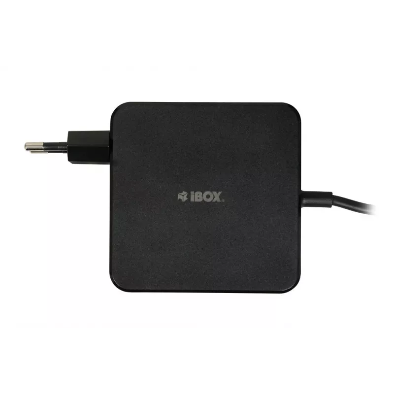 Toiteadapter IBOX IUZ100TC 19V 3.42A (100W) USB‑C väljund, 2 m kaabel, must