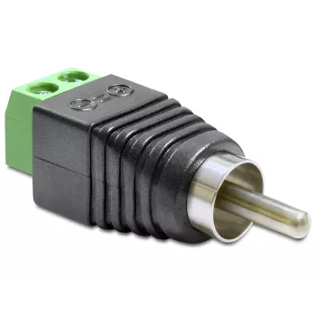 RCA soovahetaja DeLOCK 65417 Must Roheline Hõbedane