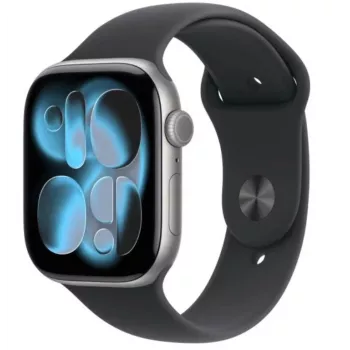 Watch Series 11 GPS+Cellular 46mm Space Grey Alumiiniumkorpuse ja musta spordirihmaga - M/L