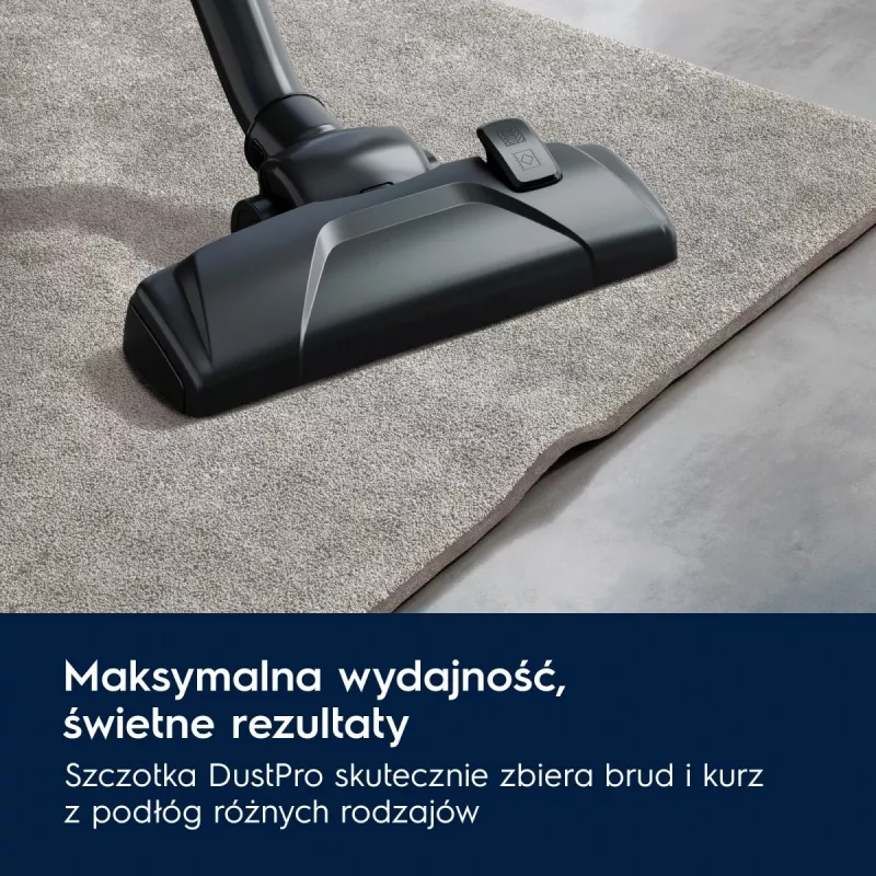 Trummelimeja Electrolux EB31C1DB 750 W, 3 L tolmukott, HEPA filter, teleskoopne terastoru