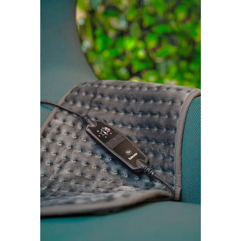 Beurer HK 123 XXL Cosy Grey Green Planet soojenduspadi 60x30cm 6 taset automaatne väljalülitus