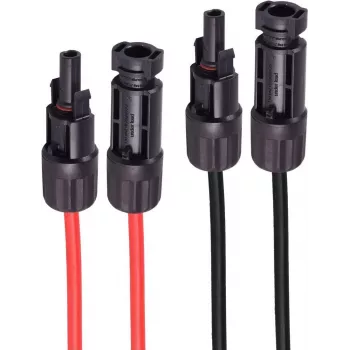 shiverpeaks ®-PV4 pikendus, 4mm², 2-osaline komplekt punane/must, 50m (BS02-325016)