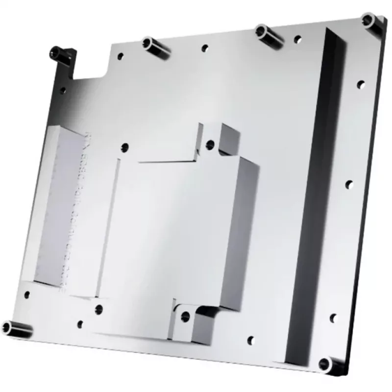 Tagakaas Alphacool 10260 Alumiinium Kroom Vask Must 154mm